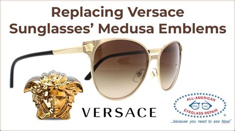 can you get versace sunglass arm repaired|Versace sunglasses replacement parts.